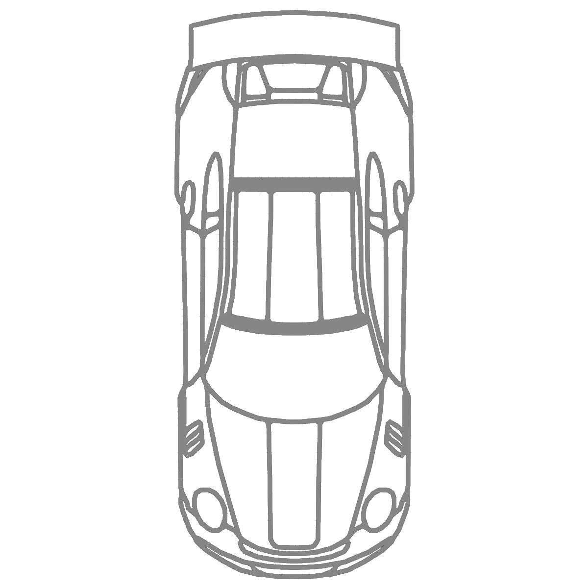 Individuelle Wandsilhouette